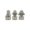 Monniken 'horen, Zien En Zwijgen' - Fiberclay - Set Van 3 Stuks 2 Monniken 'horen, Zien En Zwijgen' - Fiberclay - Set Van 3 Stuks -Oasis Winkel 1596182162 1 600
