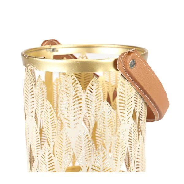 Lantaarn Bladmotief - 30 × 20 Cm 4 Lantaarn Bladmotief - 30 × 20 Cm - Afbeelding 2