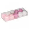 Lichtslinger Cotton Balls 8 Cm - Wit/roos 2 Lichtslinger Cotton Balls 8 Cm - Wit/roos -Oasis Winkel 1615192388 1 600