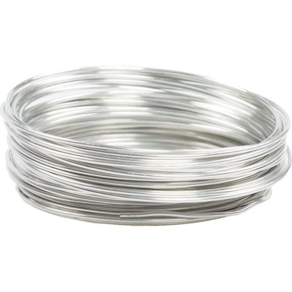 Aluminiumdraad - 2 Mm ZILVER 3 Aluminiumdraad - 2 Mm ZILVER