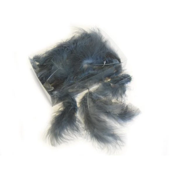 Decoratieve Pluimen - Donkergrijs 3 Decoratieve Pluimen - Donkergrijs