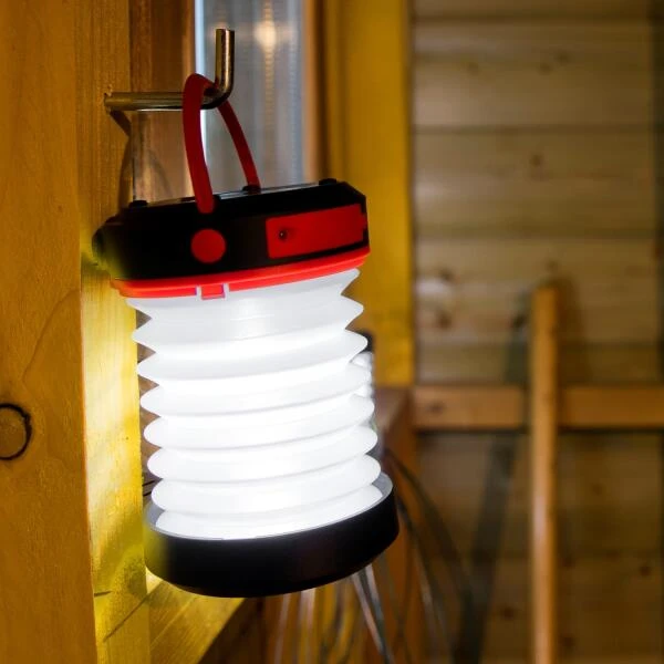 Draagbare Accordeonlantaarn Solar + USB 3 Draagbare Accordeonlantaarn Solar + USB