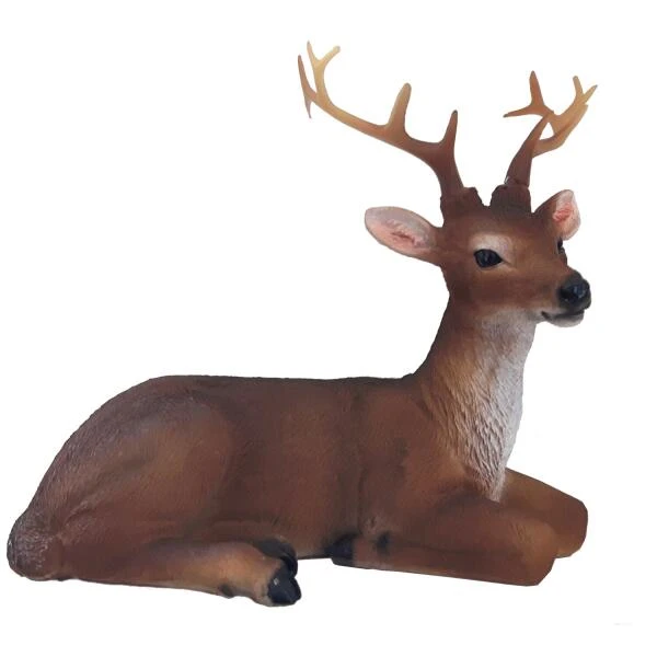 ESSCHERT DESIGN Hert Liggend Tuinbeeld - 20 × 11 × 18 Cm 3 ESSCHERT DESIGN Hert Liggend Tuinbeeld - 20 × 11 × 18 Cm