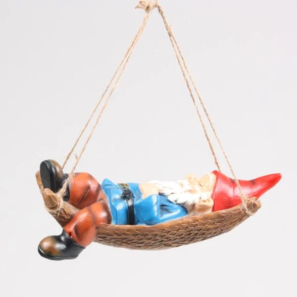 Kabouter Shiny Met Hangmat - 22 Cm 3 Kabouter Shiny Met Hangmat - 22 Cm