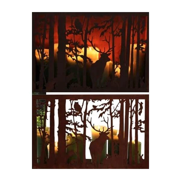 Kader Met Wildtafereel - Decoroest 4 Kader Met Wildtafereel - Decoroest - Afbeelding 2