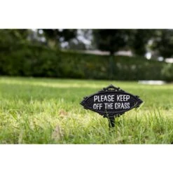 ESSCHERT DESIGN Keep Off The Grass - Tuinprikker Ijzer -Oasis Winkel keep off the grass tuinprikker 1505467008 1 600