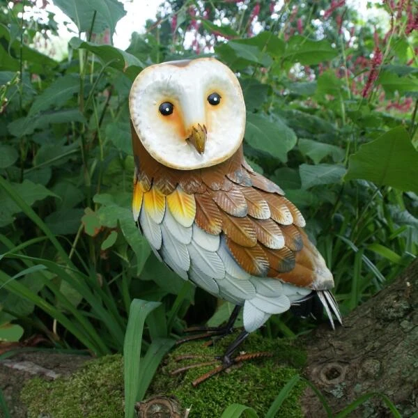 Kerkuil In Metaal 30 × 18 × 37 Cm 5 Kerkuil In Metaal 30 × 18 × 37 Cm - Afbeelding 3