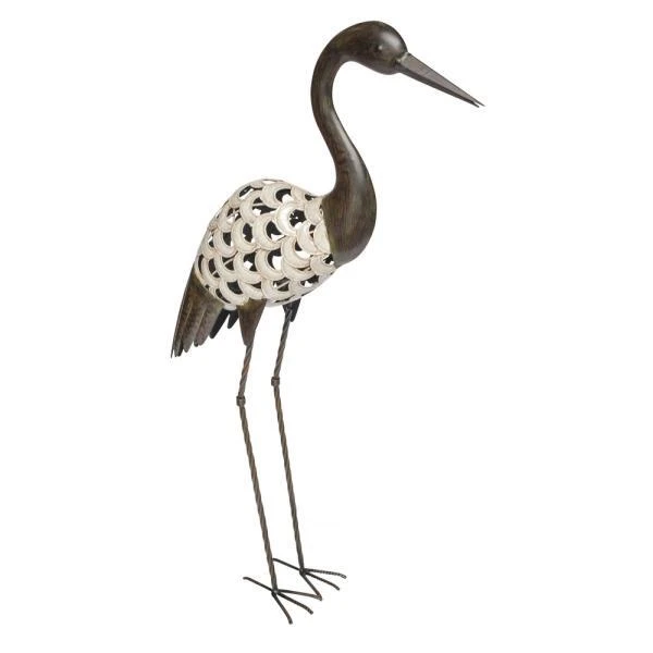 Kraanvogel In Metaal - Tuinbeeld 4 Kraanvogel In Metaal - Tuinbeeld - Afbeelding 2