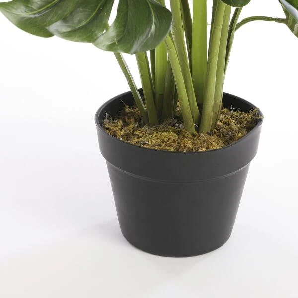 Kunstplant Monstera In Pot - 80 × 60 Cm 6 Kunstplant Monstera In Pot - 80 × 60 Cm - Afbeelding 4