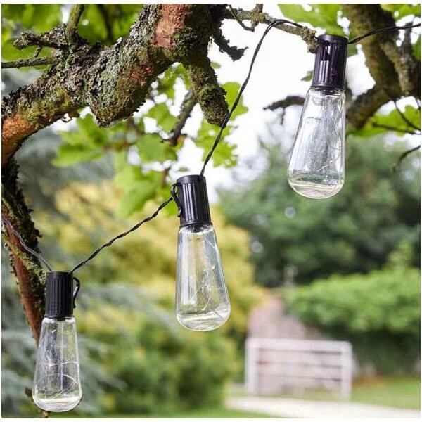 Lichtslinger Eureka Op Zonne-energie - 10 Bulbs - 380 Cm 5 Lichtslinger Eureka Op Zonne-energie - 10 Bulbs - 380 Cm - Afbeelding 3