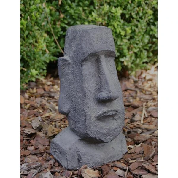 Moai - Tuinbeeld 30 Cm 4 Moai - Tuinbeeld 30 Cm - Afbeelding 2