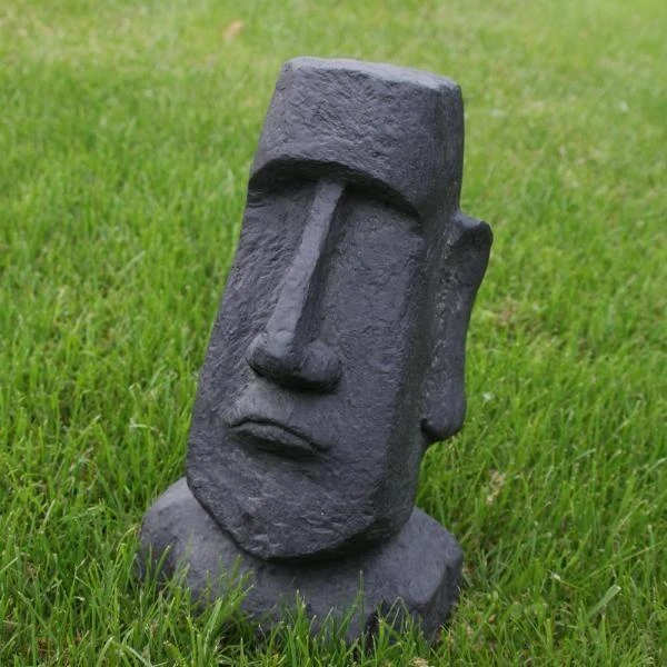 Moai - Tuinbeeld 30 Cm 5 Moai - Tuinbeeld 30 Cm - Afbeelding 3