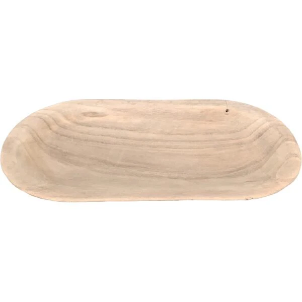 Paulownia Schaal Ovaal - 31 × 16 × 3 Cm 3 Paulownia Schaal Ovaal - 31 × 16 × 3 Cm