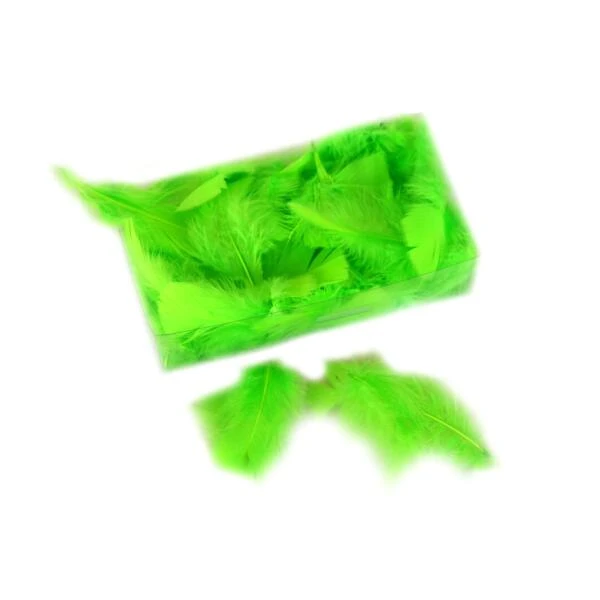 Decoratieve Pluimen - Appelgroen 3 Decoratieve Pluimen - Appelgroen
