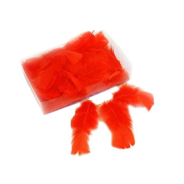 Decoratieve Pluimen - Oranje 3 Decoratieve Pluimen - Oranje