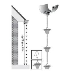 ESSCHERT DESIGN Regenketting Groen Met 12 Emmertjes 7 ESSCHERT DESIGN Regenketting Groen Met 12 Emmertjes -Oasis Winkel regenketting groen 1507400601 1 600