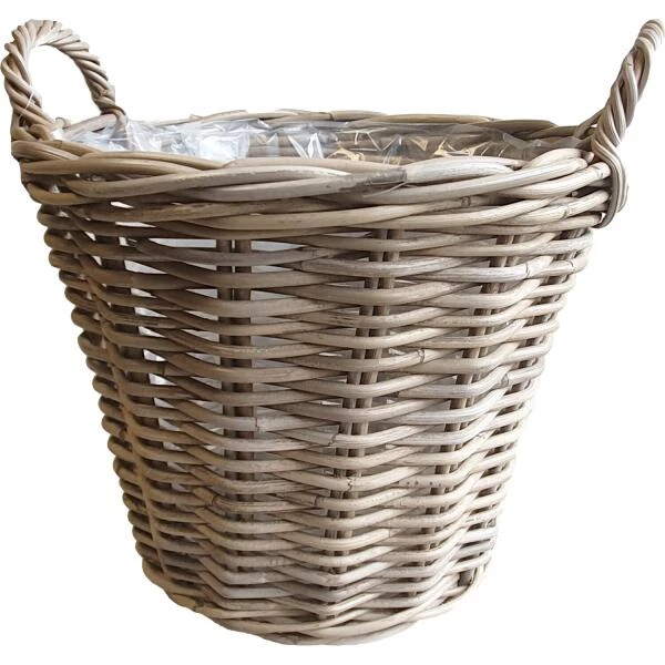 Rieten Manden - Set Van 3 Stuks 4 Rieten Manden - Set Van 3 Stuks - Afbeelding 2