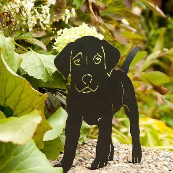 Silhouet Puppy Hond - Decoratief 4 Silhouet Puppy Hond - Decoratief - Afbeelding 2