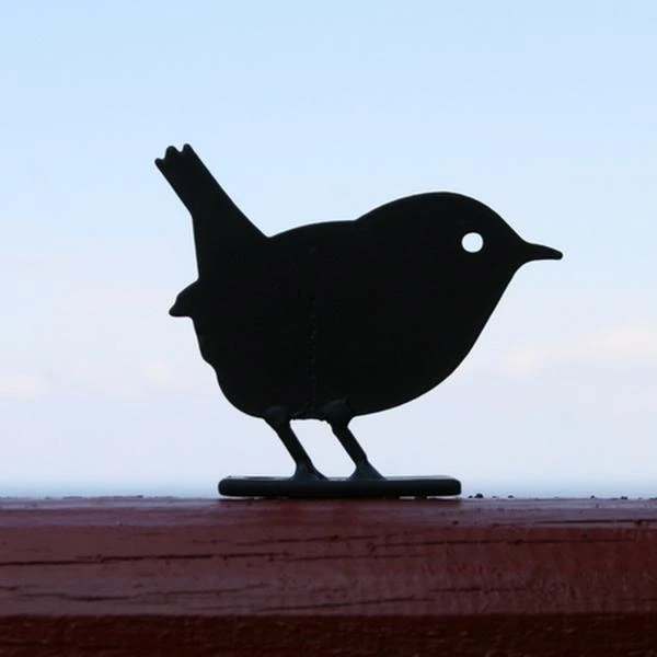 Silhouet Winterkoninkje 4 Silhouet Winterkoninkje - Afbeelding 2