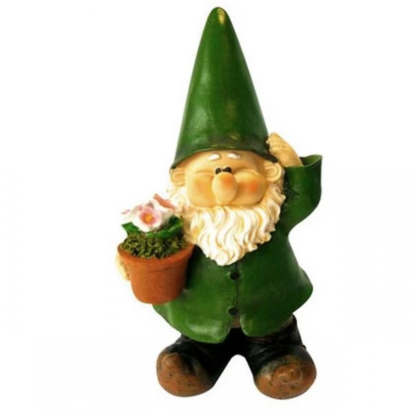 Tuinkabouter Woody Met Bloempot 19 Cm 4 Tuinkabouter Woody Met Bloempot 19 Cm - Afbeelding 2