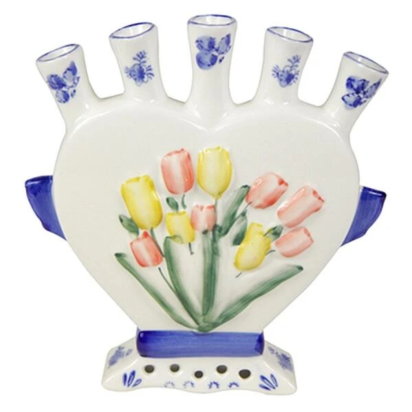Tulpenvaas Hart Kleurrijke Tulpen 3 Tulpenvaas Hart Kleurrijke Tulpen