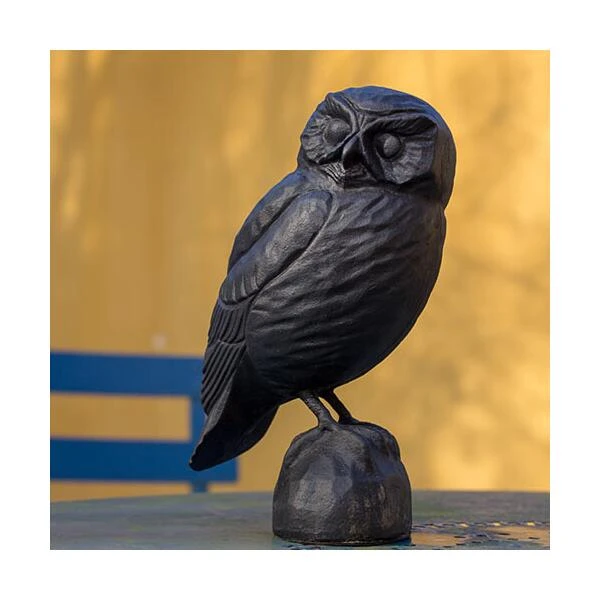 Uil In Gietijzer 4 Uil In Gietijzer - Afbeelding 2