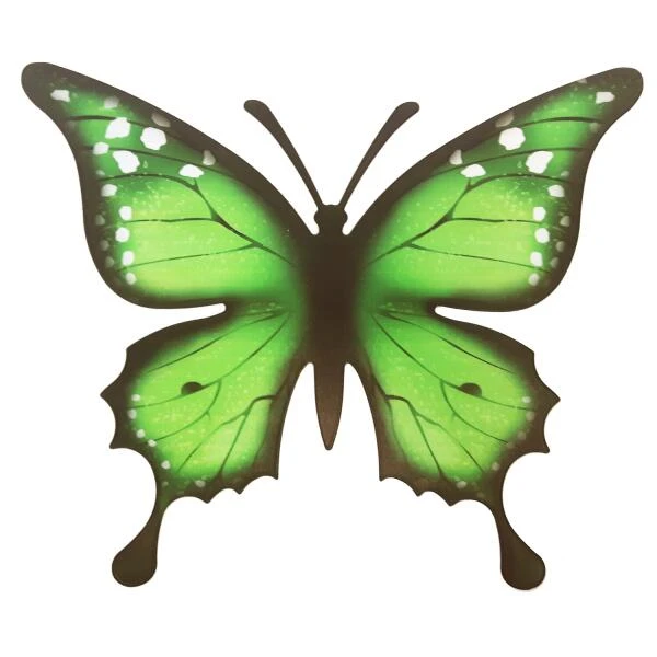 Vlinder Muurdecoratie - Metaal 30 × 25 Cm 6 Vlinder Muurdecoratie - Metaal 30 × 25 Cm - Afbeelding 4