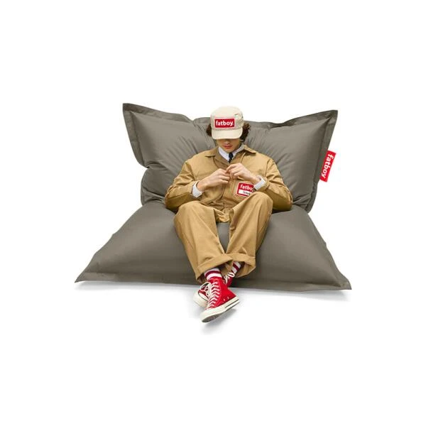 Zitzak Fatboy® The Original Indoor - 180 X 140 Cm Taupe 4 Zitzak Fatboy® The Original Indoor - 180 X 140 Cm Taupe - Afbeelding 2